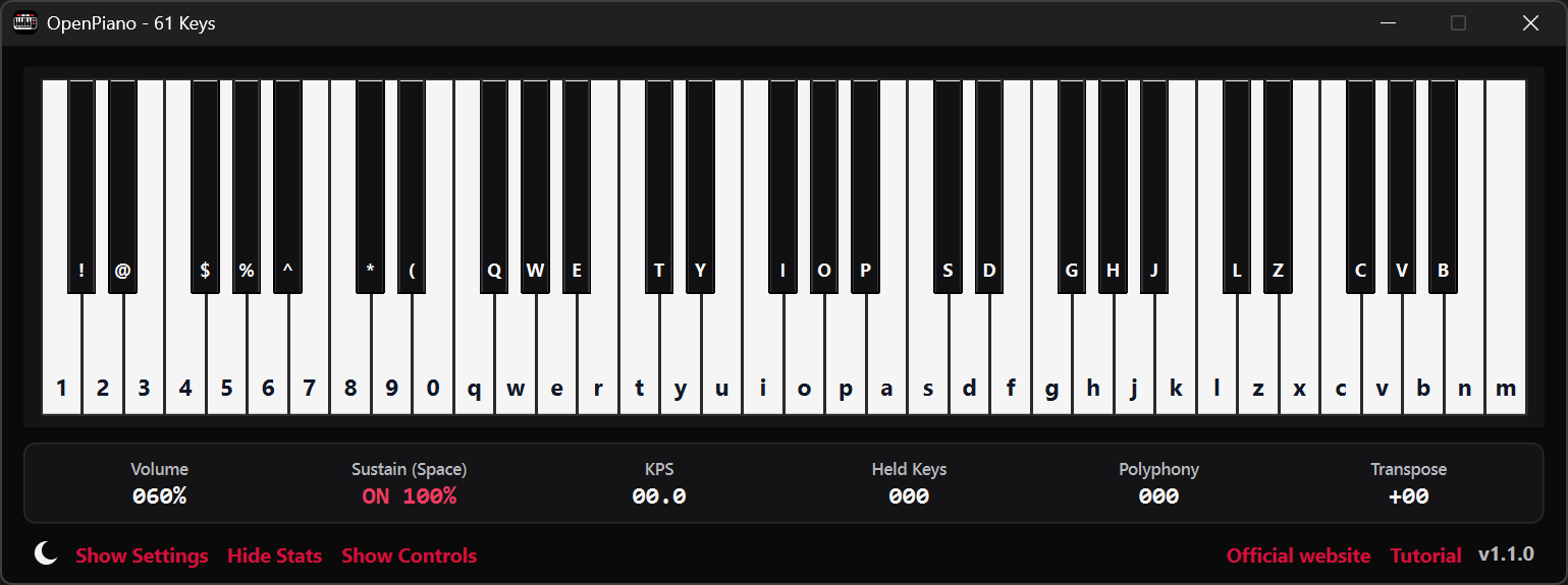OpenPiano preview 1