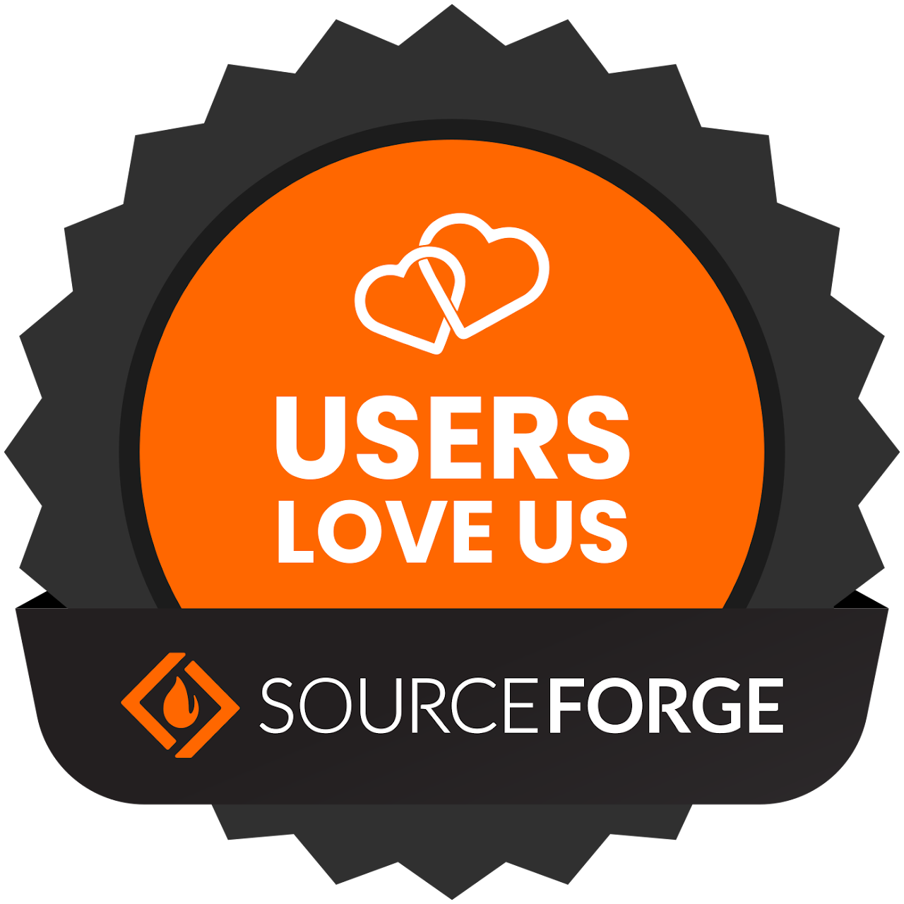 Users love us on SourceForge